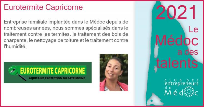 EUROTERMITE CAPRICORNE membre du CLUB DES ENTREPRENEURS DU MEDOC