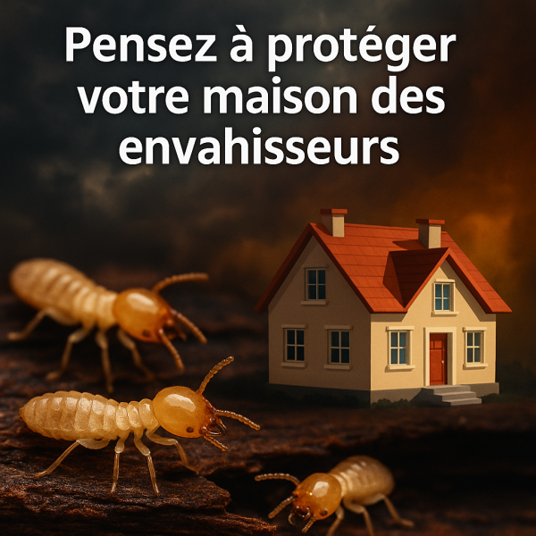 Protection contre les termites de votre maison à ST ANDRE DE CUBZAC