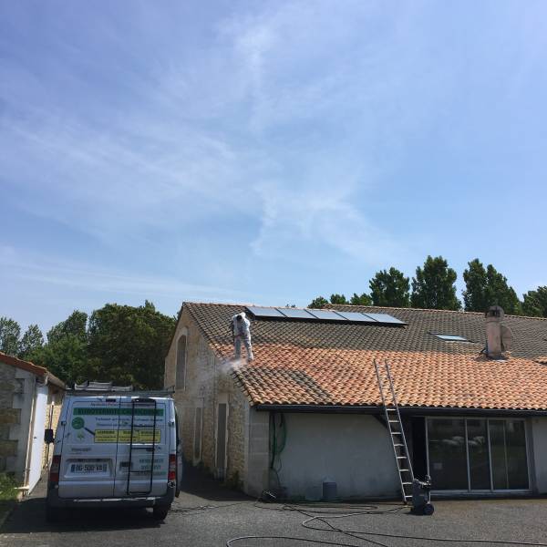 avant après demoussage professionnel au cap ferret