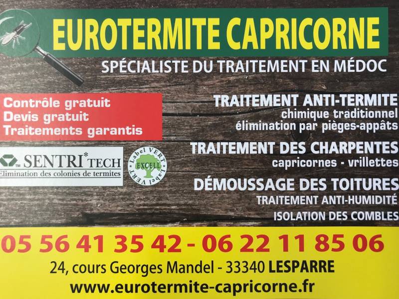 entreprise de nettoyage et demoussage de toiture à LACANAU