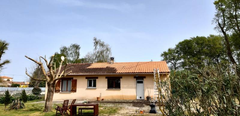 nettoyage de toiture en cours au cap ferret
