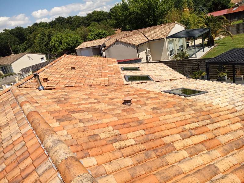 Toiture propre et nettoyée à ST MARIENS 